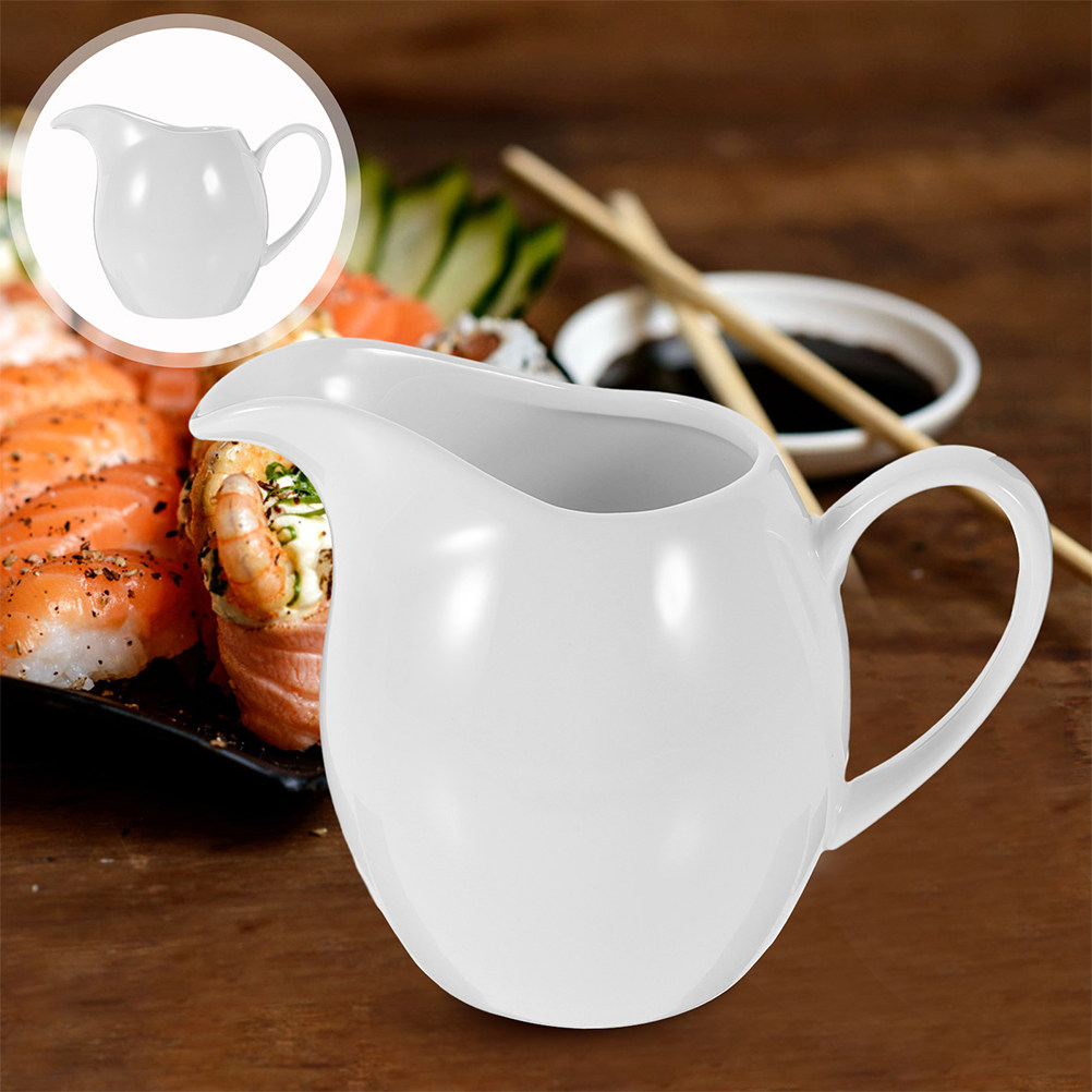 Pour Spout Pitcher - 2 szt. Ceramiczny dzbanek na mleko,
