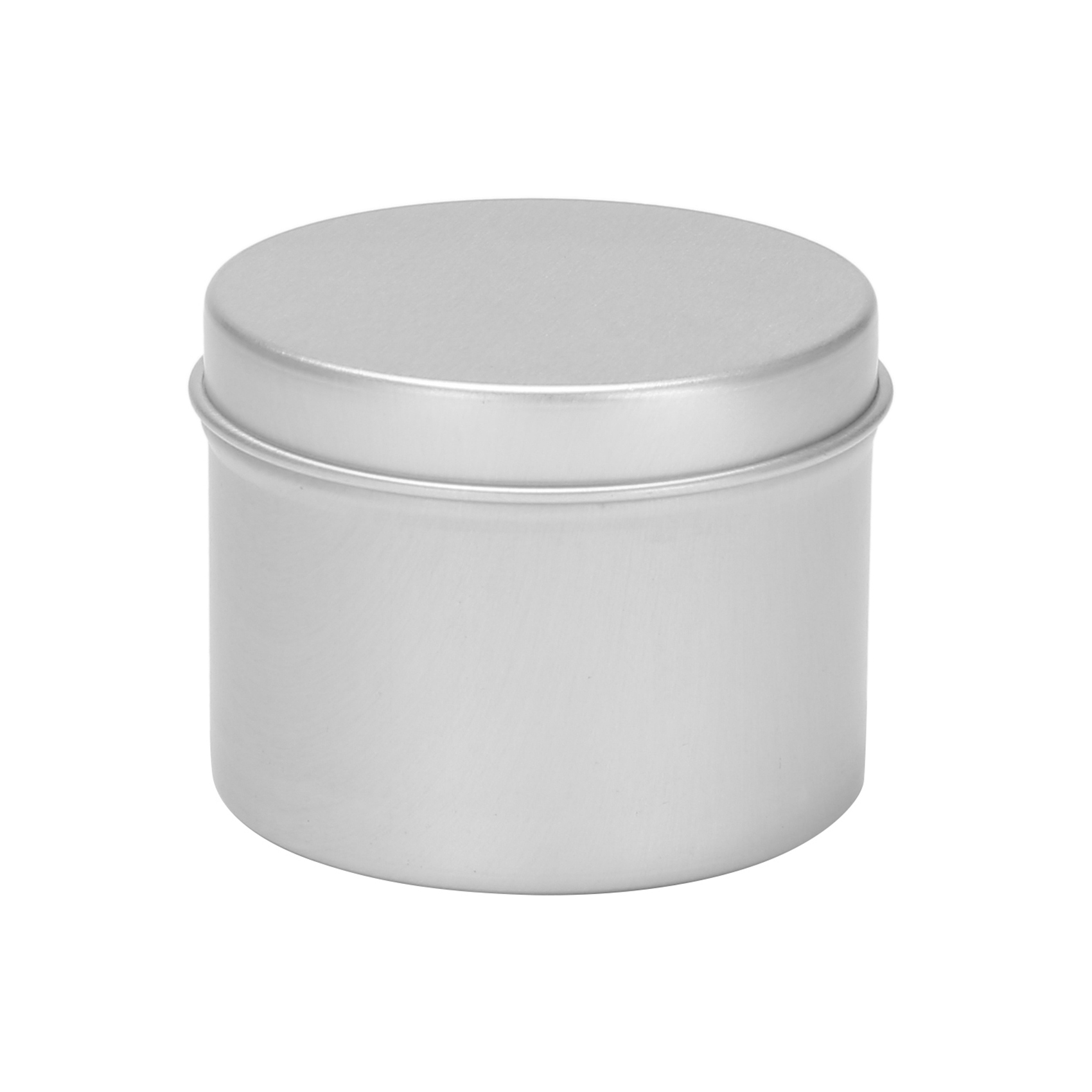 Black Tin Candle - 48 sztuk okrągłych metalowych puszek na