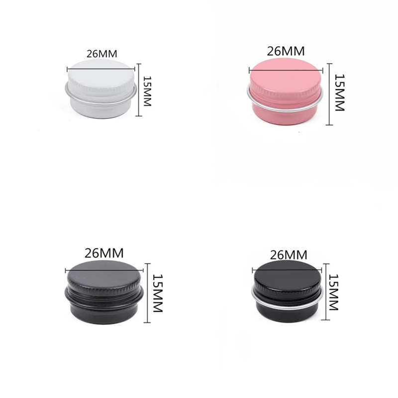 Black Tin Candle - 200 szt. Mini 5g Różowe Białe