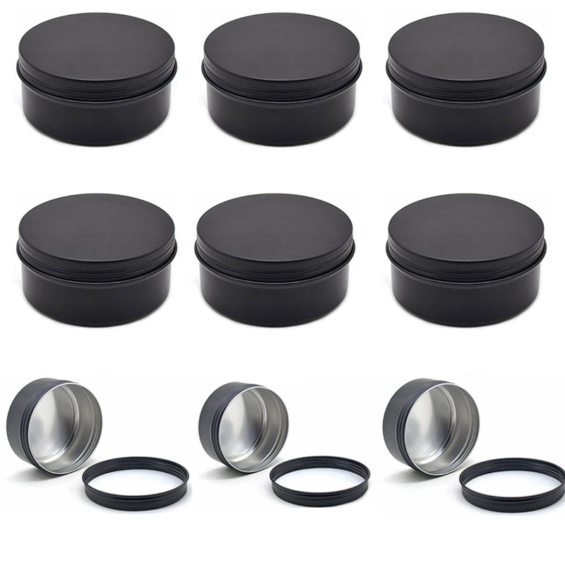 Czarne Puste Okrągłe Aluminiow – Black Tin Candle recenzja i cena