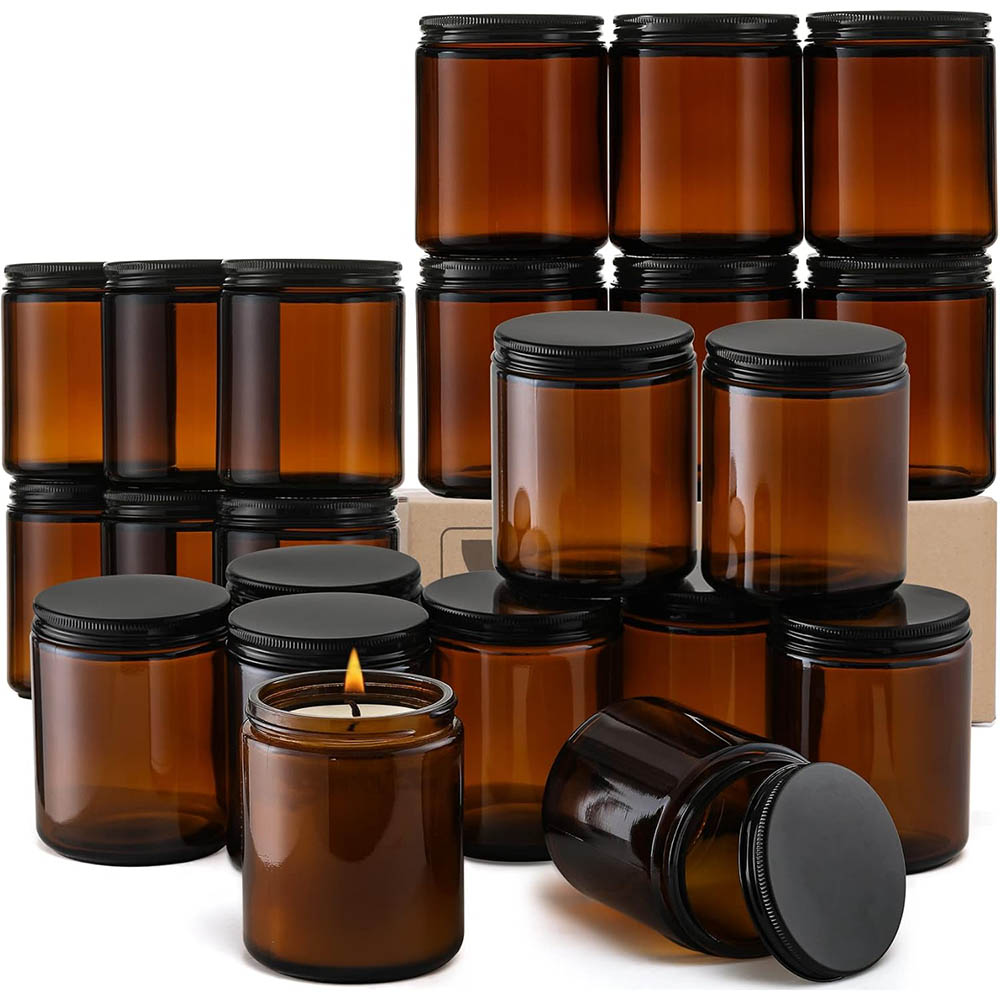 Słoiki z brązowego szkła o poj – Black Tin Candle recenzja i cena