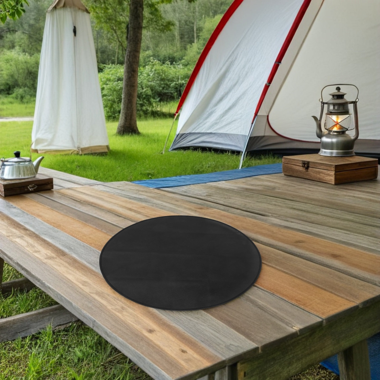 Okrągła ognioodporna mata do g – Heat Resistant Mat recenzja i cena