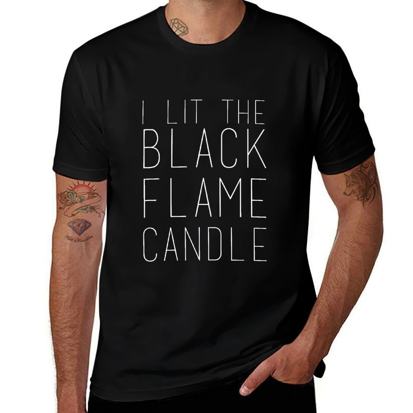 Koszulka Black Flame Candle (b – Black Tin Candle recenzja i cena
